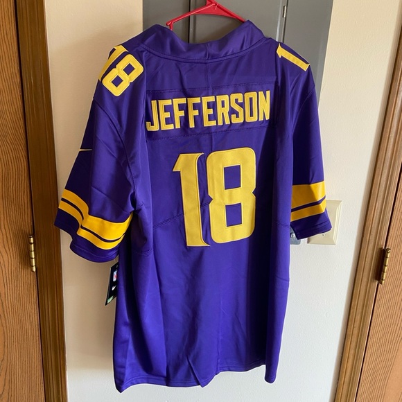 New Justin Jefferson Jersey Minnesota Vikings Adult XL Stitched - Picture 1 of 4